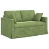 vidaXL Diivan Hele roheline 138 x 78 x 80 cm Samet
