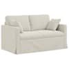 vidaXL Diivan cream 138 x 78 x 80 cm Samet