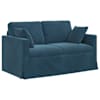 vidaXL Diivan Sinine 138 x 78 x 80 cm Samet