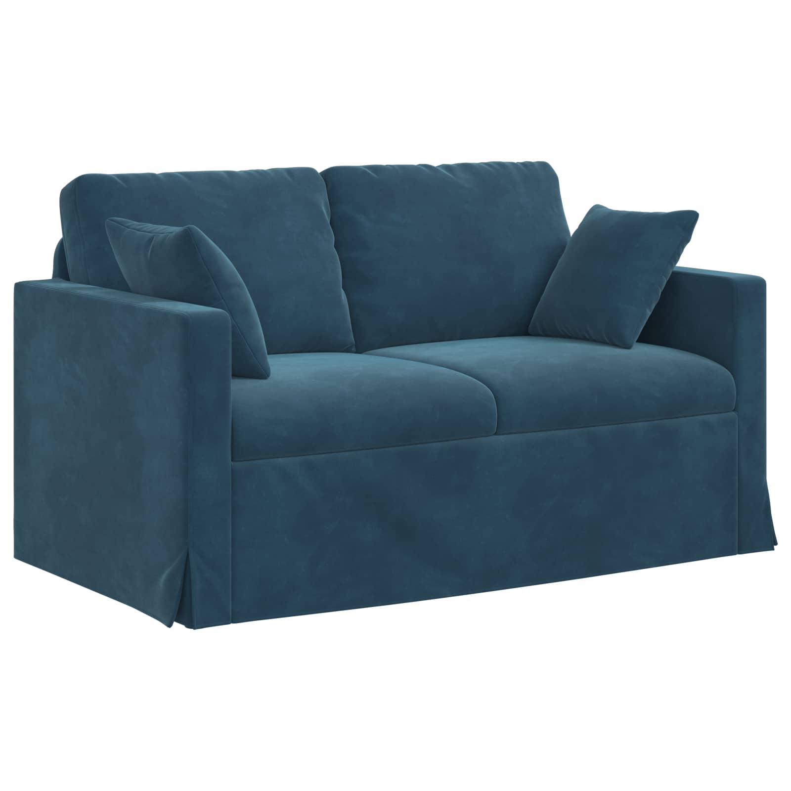 Thumbnail - vidaXL Sofa Blau 138 x 78 x 80 cm Samt