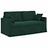 vidaXL Diivan Tume rohelise 158 x 78 x 80 cm Samet