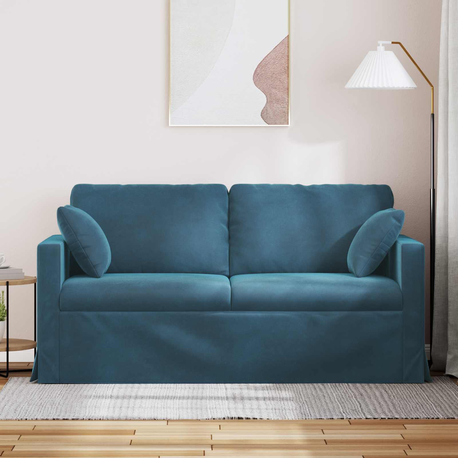 Thumbnail - vidaXL Sofa Blau 158 x 78 x 80 cm Samt
