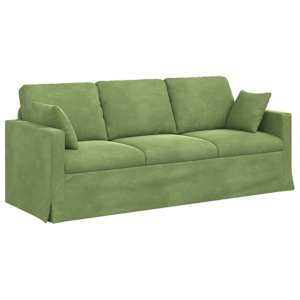 vidaXL Diivan Hele roheline 198 x 78 x 80 cm Samet