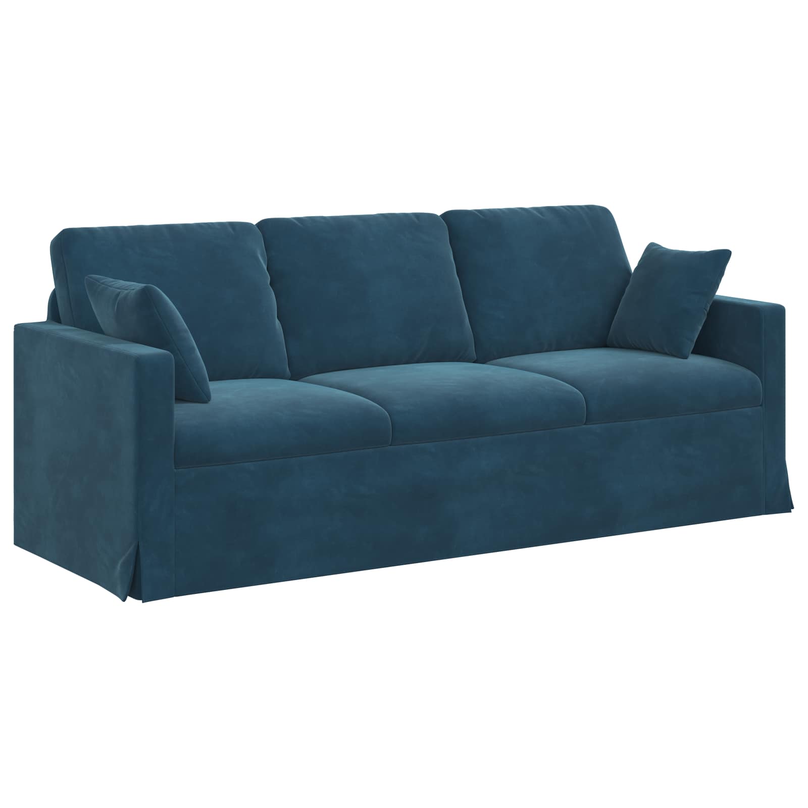Thumbnail - vidaXL Sofa Blau 198 x 78 x 80 cm Samt