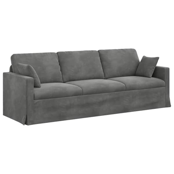 vidaXL Diivan Tumehall 228 x 78 x 80 cm Samet
