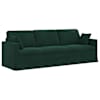 vidaXL Diivan Tume rohelise 228 x 78 x 80 cm Samet