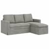 vidaXL Diivan Helehall 178 x 134 x 80 cm Samet