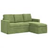 vidaXL Diivan Hele roheline 178 x 134 x 80 cm Samet