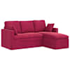 vidaXL Diivan Veinpunane 178 x 134 x 80 cm Samet