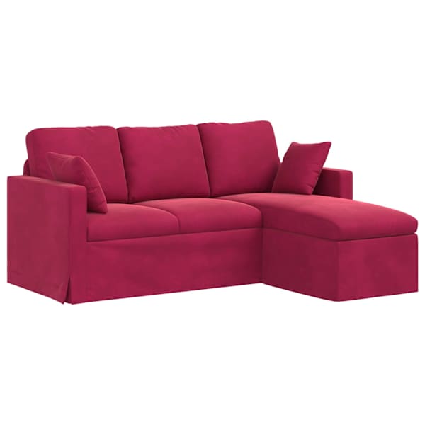 vidaXL Diivan Veinpunane 178 x 134 x 80 cm Samet