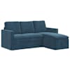vidaXL Diivan Sinine 178 x 134 x 80 cm Samet