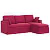 vidaXL Diivan Veinpunane 198 x 134 x 80 cm Samet