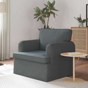 Kavč Temno siva 84 x 80 x 85 cm blago