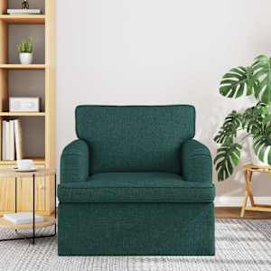 Pohovka Tmavě zelená 84 x 80 x 85 cm textil - obrázek 3