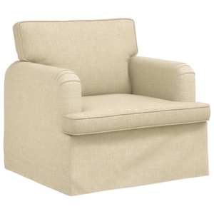 vidaXL Diivan cream 84 x 80 x 85 cm kangas