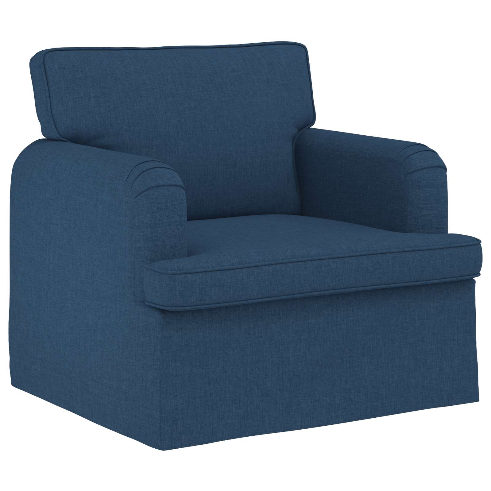 Thumbnail - vidaXL Sofa 60cm Blau Metall