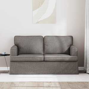 Pohovka Taupe 144 x 80 x 85 cm textil - obrázek 3
