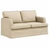 vidaXL Diivan cream 144 x 80 x 85 cm kangas