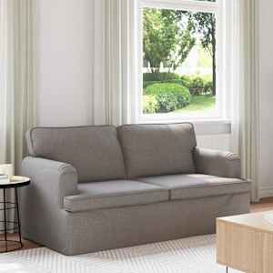 Pohovka Taupe 142 x 80 x 85 cm textil - obrázek 1