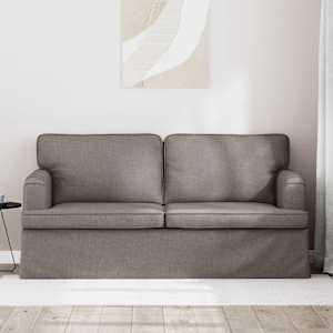 Pohovka Taupe 142 x 80 x 85 cm textil - obrázek 3