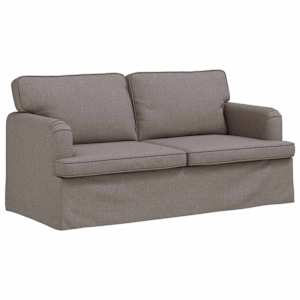 vidaXL Diivan Pruunikashall 162 x 80 x 85 cm kangas