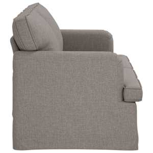 Pohovka Taupe 142 x 80 x 85 cm textil - obrázek 5