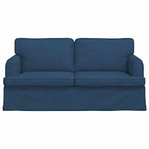 Pohovka Modrá 142 x 80 x 85 cm textil - obrázek 4