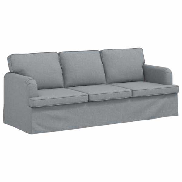 vidaXL Diivan Helehall 201 x 80 x 85 cm kangas
