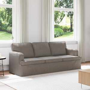 Pohovka Taupe 201 x 80 x 85 cm textil - obrázek 1