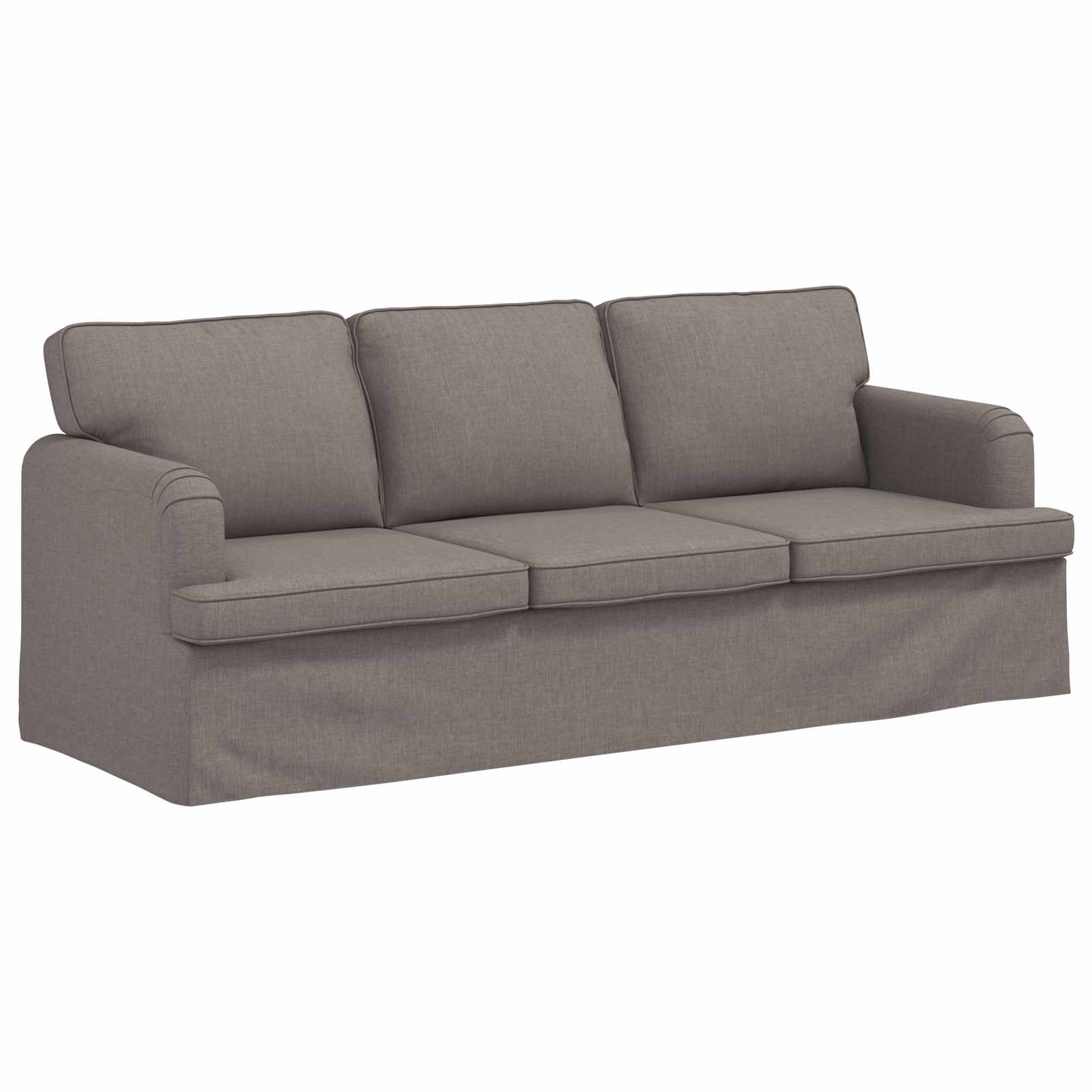 Thumbnail - vidaXL Sofa Taupe 201 x 80 x 85 cm Stoff