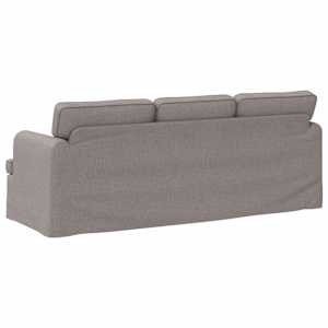 Pohovka Taupe 201 x 80 x 85 cm textil - obrázek 6