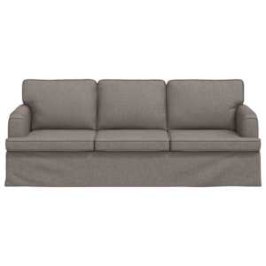 Pohovka Taupe 201 x 80 x 85 cm textil - obrázek 4