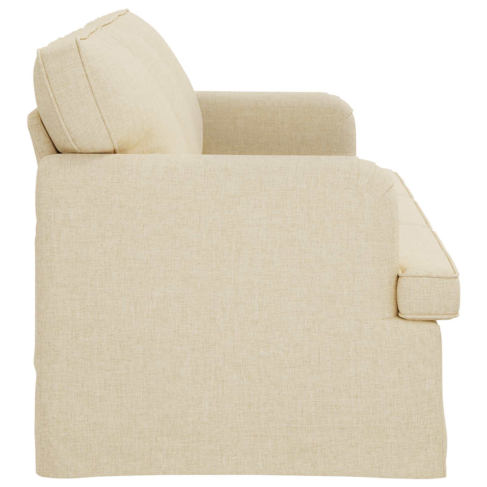 Dīvāns 180cm Krēmkrāsa Metāls