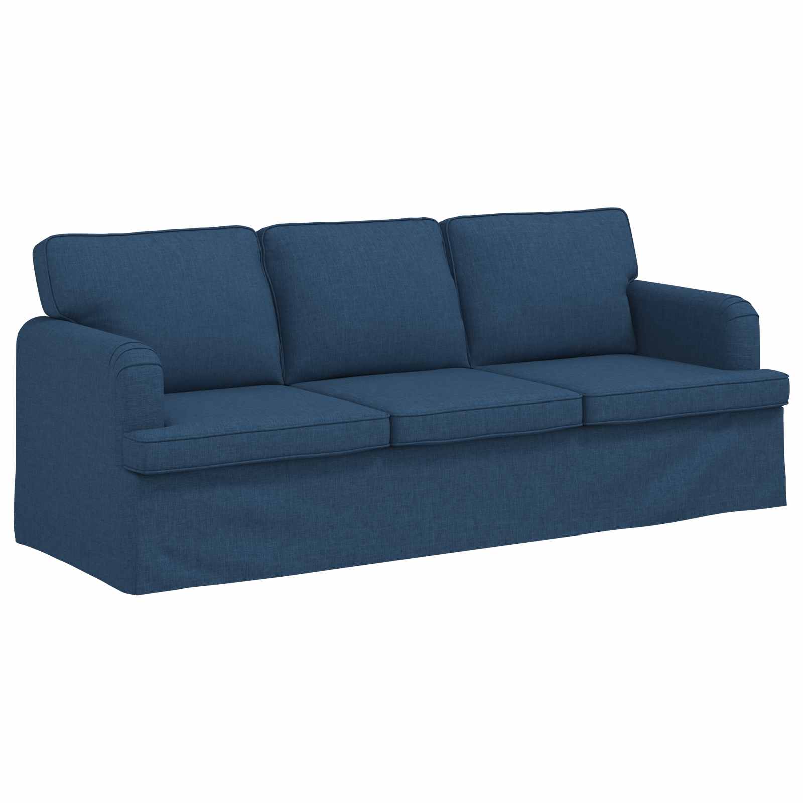Thumbnail - vidaXL Sofa Blau Gesamtabmessungen: 201 x 80 x 85 cm (B x T x H) Samt