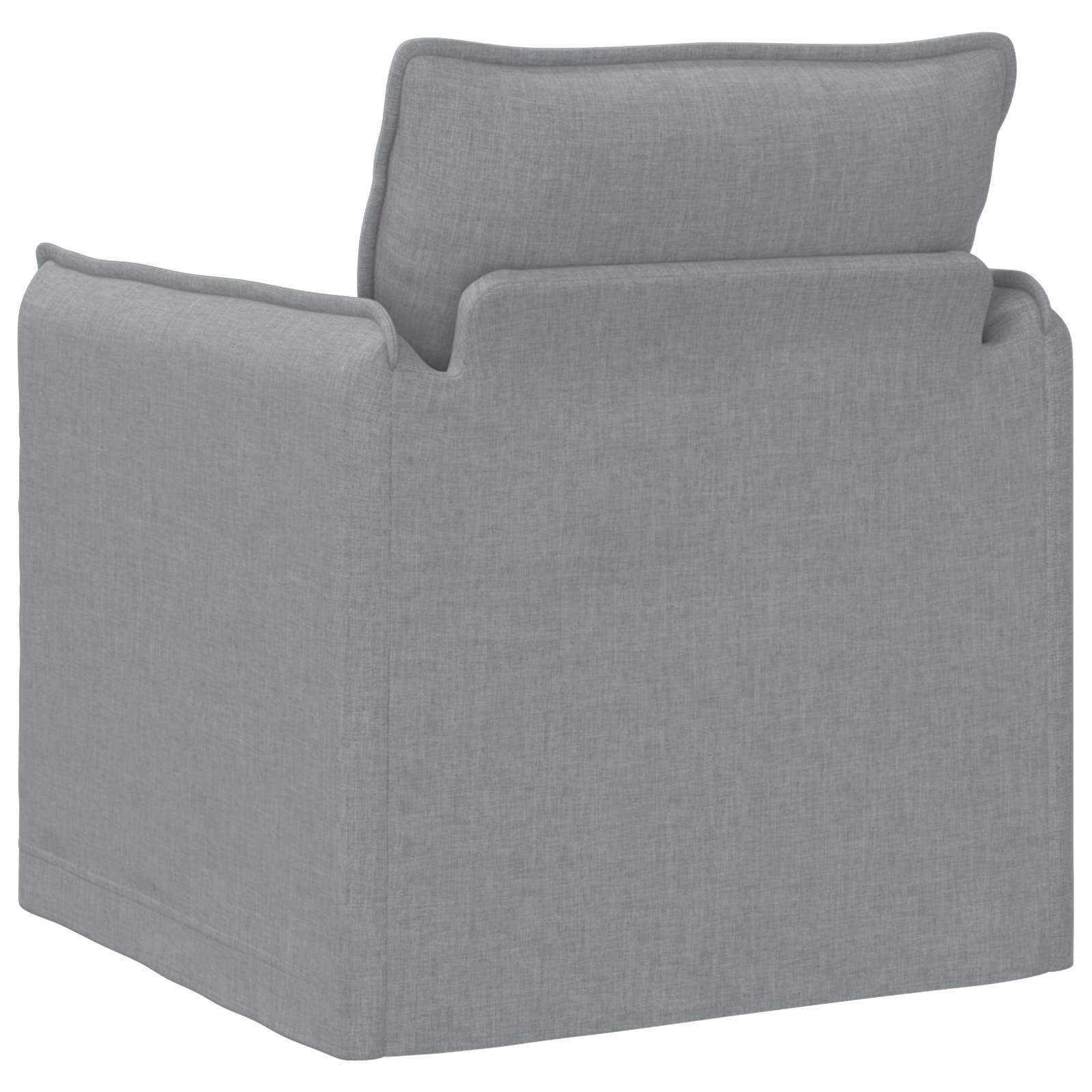 Dīvāns 60cm Gaiši pelēks Metāls