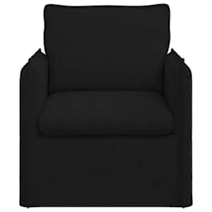 Pohovka Černá 195 x 82 x 85 cm textil - obrázek 4