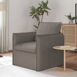 Pohovka Taupe 195 x 82 x 85 cm textil - obrázek 1