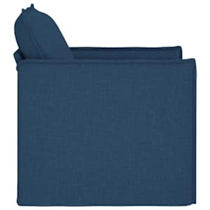 Pohovka Modrá 195 x 82 x 85 cm textil - obrázek 5