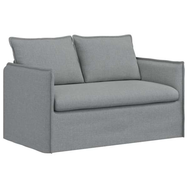 vidaXL Diivan Helehall 136 x 82 x 85 cm kangas