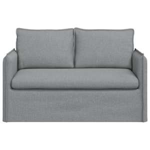 Pohovka Světle šedá 136 x 82 x 85 cm textil - obrázek 4