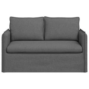 Pohovka Tmavě šedá 136 x 82 x 85 cm textil - obrázek 4