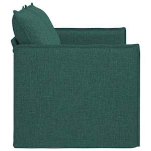 Pohovka Tmavě zelená 136 x 82 x 85 cm textil - obrázek 5