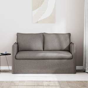 Pohovka Taupe 195 x 82 x 85 cm textil - obrázek 3