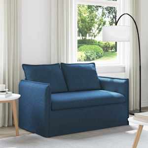 Pohovka Modrá 136 x 82 x 85 cm textil - obrázek 1