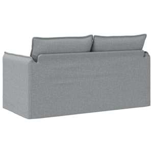 Pohovka Světle šedá 156 x 82 x 85 cm textil - obrázek 6