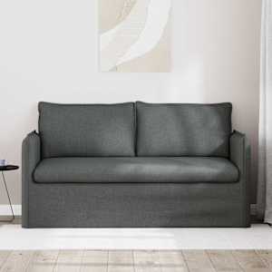 Pohovka Tmavě šedá 156 x 82 x 85 cm textil - obrázek 3