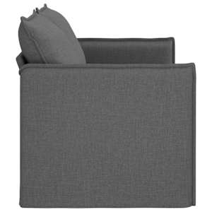 Pohovka Tmavě šedá 156 x 82 x 85 cm textil - obrázek 5