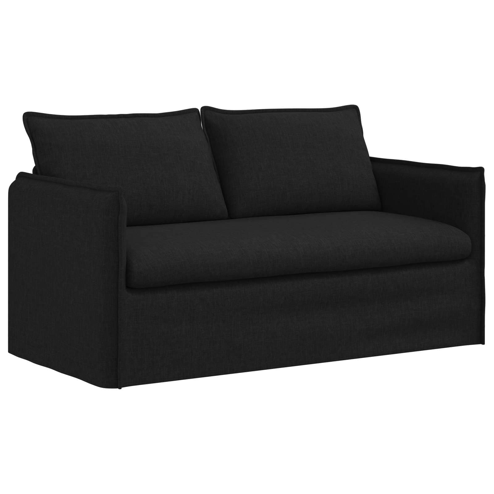 Thumbnail - vidaXL Sofa Schwarz Gesamtabmessungen: 156 x 82 x 85 cm (B x T x H)