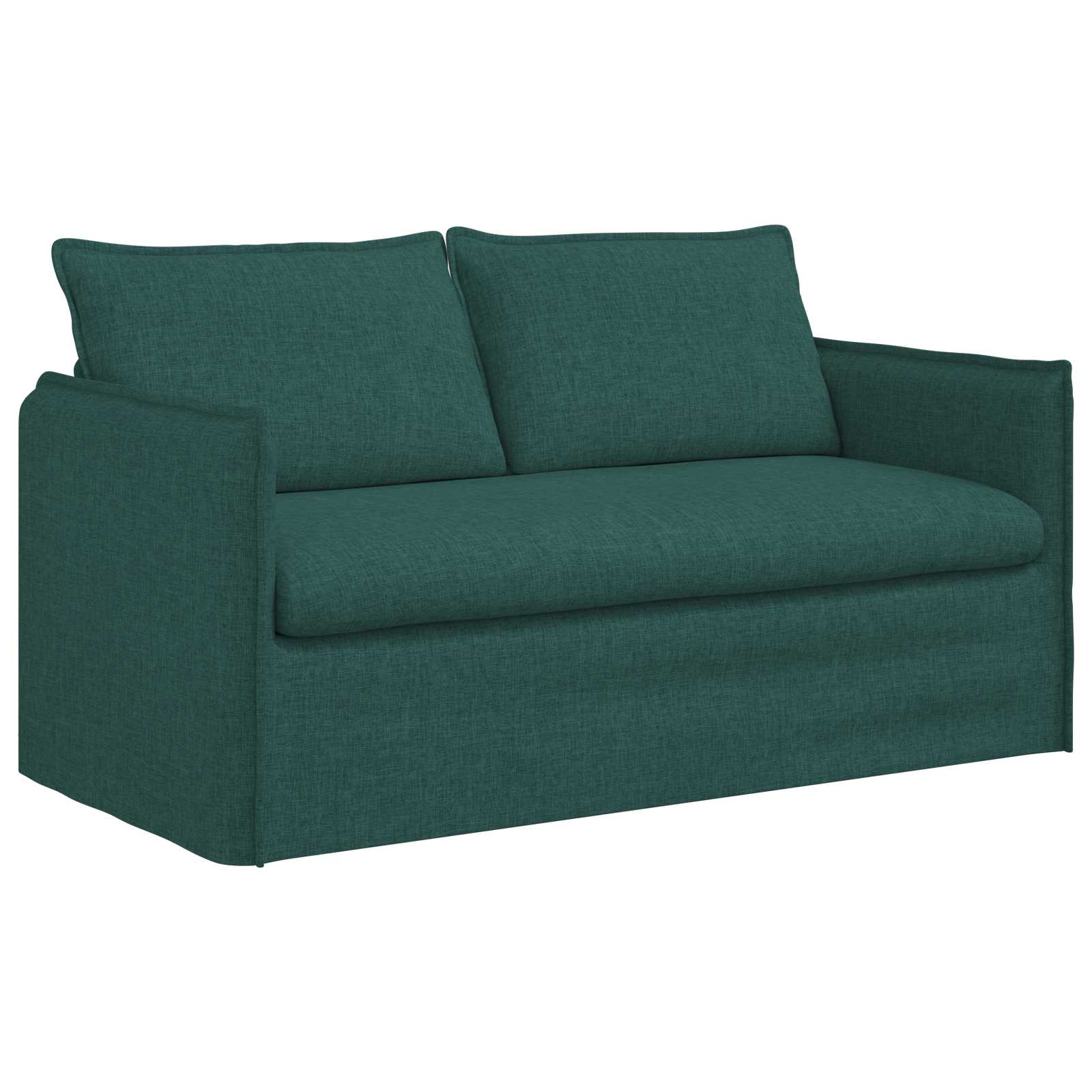 Thumbnail - vidaXL Sofa 140cm Dunkelgrün Metall