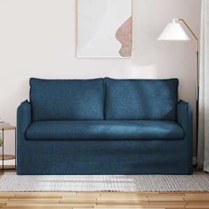 Pohovka Modrá 156 x 82 x 85 cm textil - obrázek 3
